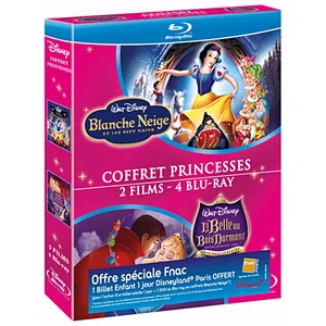 Walt Disney Records Blanche-Neige et les Sept Nains -  La Belle au Bois Dormant - Blu-Ray