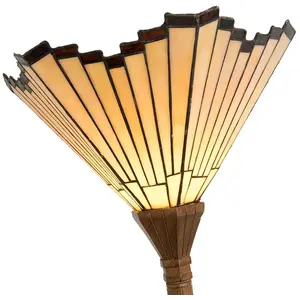 Comparateur de prix : Lumilamp Clayre&Eef Marla - lampadaire de style Tiffany