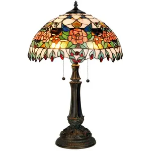 Lumilamp Clayre&Eef Lampe à poser Maja style TiffanyVendu parluminaire