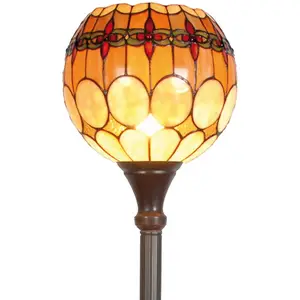 Clayre&Eef Niley - lampadaire de style TiffanyVendu parluminaire