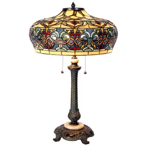 Comparateur de prix : Lumilamp Clayre&Eef Lampe à poser Orient style Tiffany