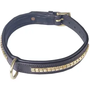 Collier de chasse chien en cuir clincher Horka Marron 50 cm 180801-235 pas cher