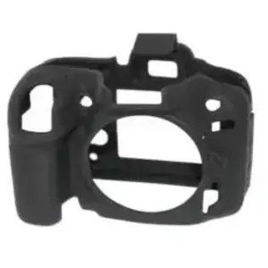 easyCover - Coque en Silicone pour Nikon D7100 / D7200 Noir pas cher