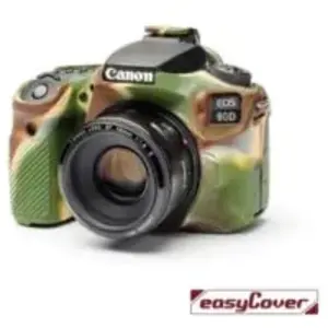 EasyCover Protection Silicone pour Canon 90D Militaire pas cher