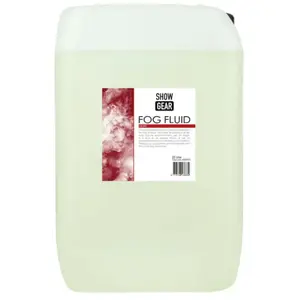 Showtec 6062925 Fog Fluid Light liquide pour machine à fumée 25 litres pas cher