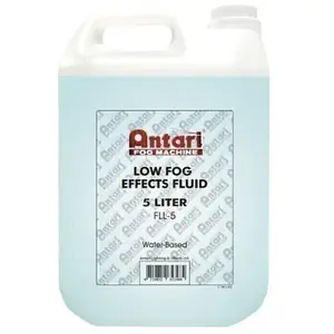 Antari FLL-5 Low Fog Effects Fluid 5 litres Low Fog - Liquide à brouillard pas cher