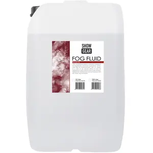 Showtec Showgear Fog Fluid Regular liquide pour machine à fumée à base d'eau 25 L pas cher