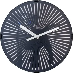 NeXtime Dog Wallclock, Plastique, Ø 30 cm pas cher