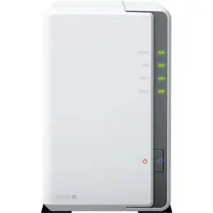 Synology DS223j RED 16TB (2x 8TB) (2 x 8 To, WD Red), NAS, Blanc pas cher
