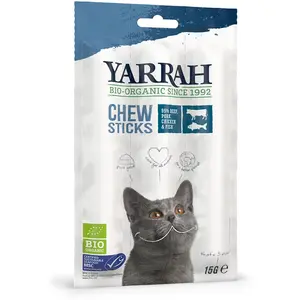 Comparateur de prix : Yarrah Friandises Bio pour Chat - 15 g - algues Marines et spiruline