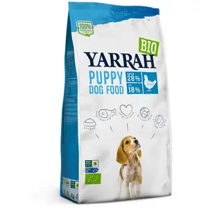 Comparateur de prix : Yarrah - Yarrah - Croquettes Bio Poulet & Poisson pour Chiot 2KG