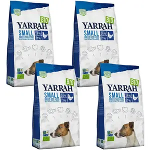 Comparateur de prix : 2kg Small Breed poulet Yarrah Bio Croquettes pour chien : -15 % !