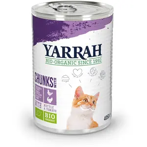 1x405g poulet, dinde Yarrah - Nourriture pour Chat pas cher