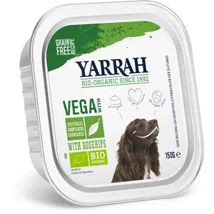 Comparateur de prix : Yarrah - Bouchees VEGETARIENNES AUX EGLANTIERS pour Chien 150G