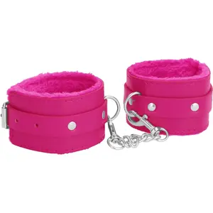 Comparateur de prix : Ouch! Menottes Poignets Plush Leather Wrist Cuffs