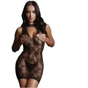 Comparateur de prix : Le DesirShots - Le Désir Mini robe en dentelle extensible noir