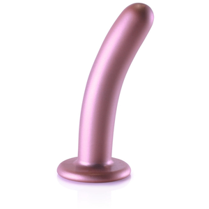 Comparateur de prix : Plug en silicone SMOOTH G-SPOT M 14.5 x 3cm Rose 