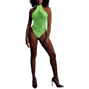 Comparateur de prix : Shots - Ouch! OU839GLOOS - Body with Halter Neck - Neon Green - XS/XL