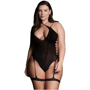 Comparateur de prix : Le Désir Body porte-jarretelles ouvert Metis noir GT