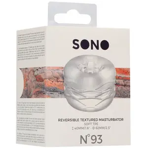 Comparateur de prix : Shots Sono - No.93 Reversible Masturbator And Bumper - Transparent