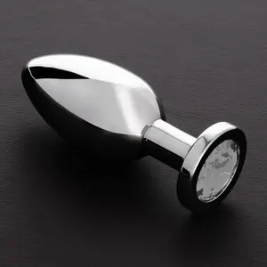 Triune Plug bijou anal BUTTY L 9 x 3.8cm Transparent pas cher