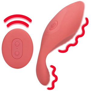 Loveline Vibromasseur culotte avec télécommande Rouge vif pas cher