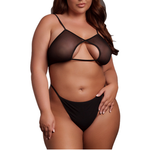 Comparateur de prix : INNY Soutien-Gorge Transparent Grande Taille Bravia Noir noir XL/XXXXL