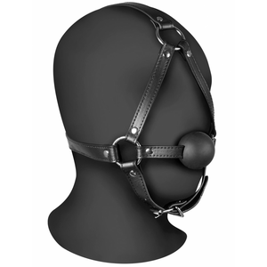 Bâillon Muselière avec boule GAG XTREME Noir 