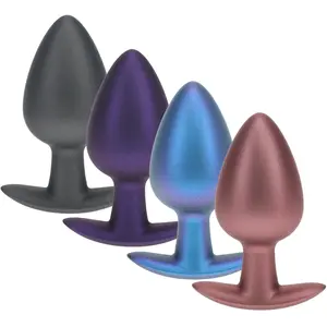OUCH Plug Anal Silicone Couleur Métallique LargeVendu parrue-des-plaisirs
