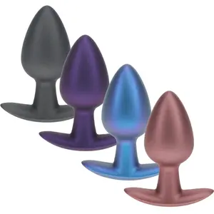 OUCH Plug Anal Silicone Couleur Métallique Medium pas cher