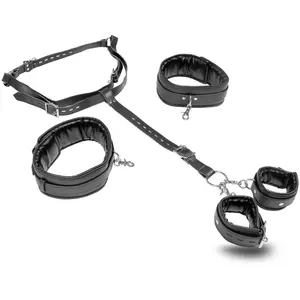 Comparateur de prix : Shots - Ouch! Harnais de Contrainte Bras et Jambes Body Harness