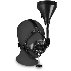 Comparateur de prix : SHOTS Baillon Harnais de Tête à Bouchon et Entonnoir XTreme Open Mouth Gag Head Harness With Funnel