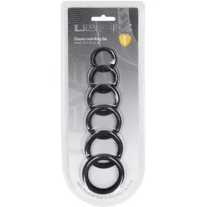 LEVELZ Pack 6 Cockrings en Silicone pas cher