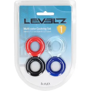 Pack de 4 Cockrings MulticoloresVendu parrue-des-plaisirs