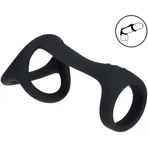 Cockring Tri O Shaft SiliconeVendu parrue-des-plaisirs