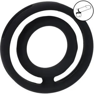 Cockring Grooved SiliconeVendu parrue-des-plaisirs