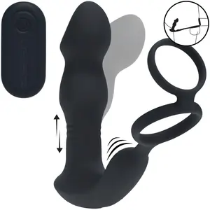 LEVELZ Stimulateur Prostatique Multi Fonctions Télécommandé avec Cockring pas cher