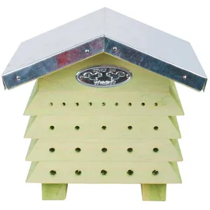 Esschert Design Best For Birds - Refuge à abeilles en bois et zinc pas cher