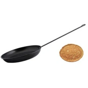 No Label Poêle à crêpes - Acier - Outdoor pas cher