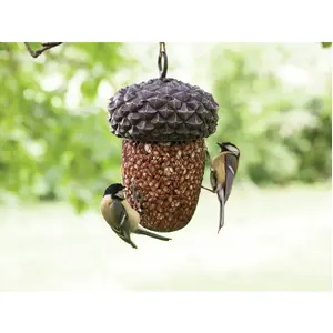 Comparateur de prix : Esschert Design Mangeoire à oiseaux suspendu en forme de noix de métal