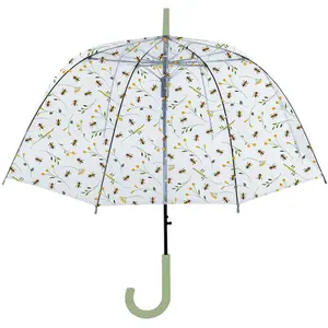 ESSCHERT DESIGN Parapluie transparent Imprimé abeillesVendu parcdiscount