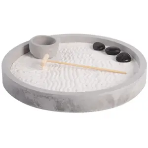 Comparateur de prix : Esschert Design Jardin Zen Rond 24 Cm