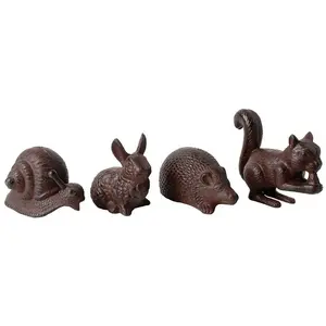 Esschert Design - Animaux du jardin en fonte (Lot de 4) pas cher