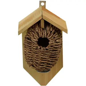 Comparateur de prix : Esschert Design Nichoir Poche Jonc de Mer Mésanges Charbonnières