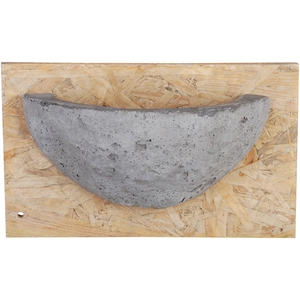 Comparateur de prix : Esschert Design NKB2 Nid d'hirondelle Gris 24 x 15 x 9 cm