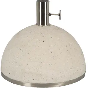 Esschert Design - Pied de parasol granit 31,5kg blanc pas cher