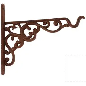 Esschert Design Crochet mural - Fonte - Taille S pas cher