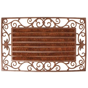 ESSCHERT DESIGN Paillasson style fonte Rouleau Coco 74 x 46 cm