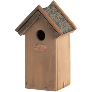 TYROL Nichoir Pour Roitelet En Bois - 11,3 X 16 X 21,5 Cm - MarronVendu pardarty