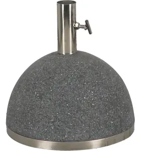 Esschert's Garden - Pied de parasol granit 11kg gris foncé pas cher